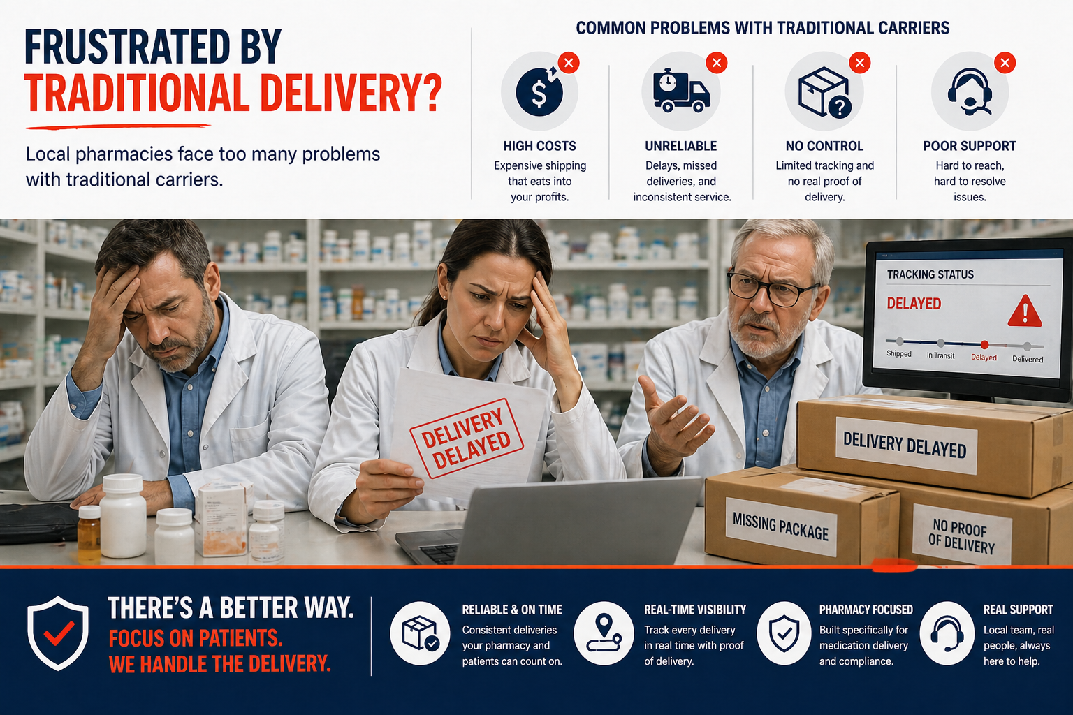 Frustrated by traditional delivery — Santa Rosa is the better way